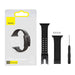 Baseus Slip-Thru strap band bracelet for Apple Watch 3/4/5/6/SE 38mm/40mm black (LBWSE-01) - Cell phone cases