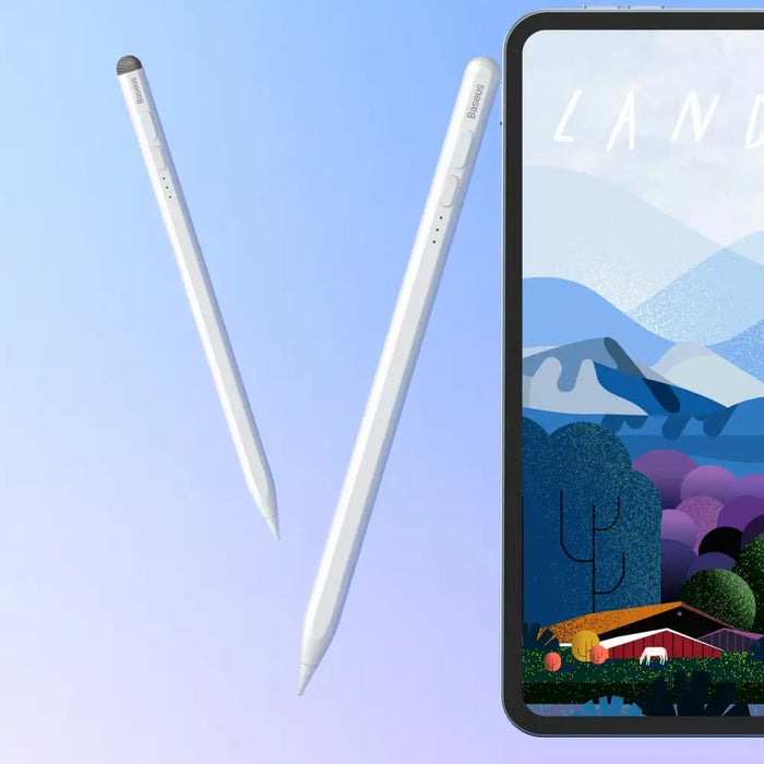 Baseus Smooth Writing 2 Stylus Pen with LED Indicators (white) - Cell phone stylus pen<<<HurtelXML&&&Tablet