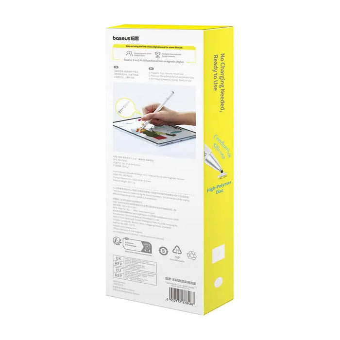 Baseus Smooth Writing III stylus Non-magnetic version (white) - Tablet styluses<<<GSM Accessories<<<InnproXML&&&Cell