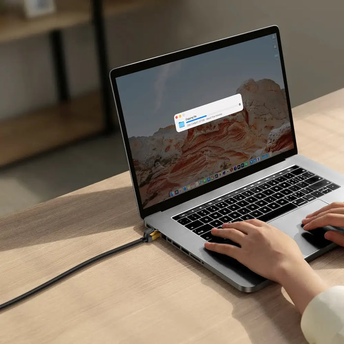 Baseus Speed Seven High Speed RJ45 Network Cable 10Gbps 1m Black (WKJS010101) - Network