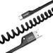 Baseus Spring-loaded USB-C cable 1m 2A (Black) - USB to USB-C<<<USB cables<<<GSM Accessories<<<InnproXML&&&Cell phone