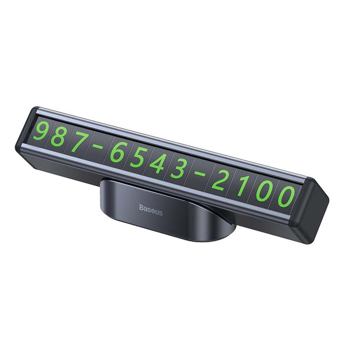Baseus Square Bar Temporary Parking Number Plate (Black) - Other<<<Car accessories<<<InnproXML