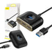 Baseus Square Round USB Adapter HUB USB 3.0 to 1x USB 3.0 + 3x USB 2.0.1m (Black) - Hubs<<<IT
