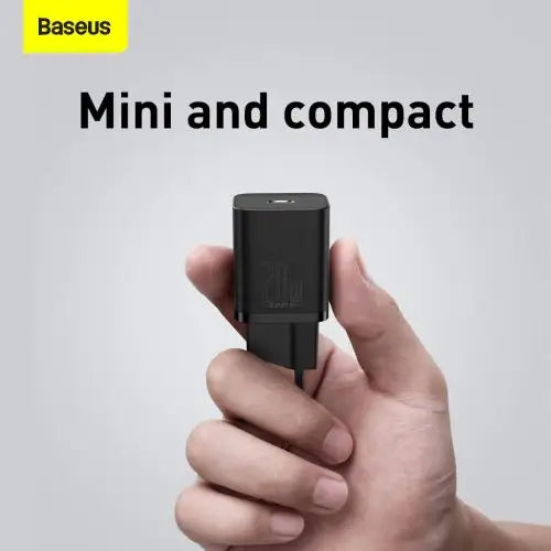 Baseus Super Si Quick Charger 1C 20W (black) - Travel Charger<<<Accessories<<<Основна<<<DunaXML&&&mains