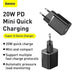 Baseus Super Si Quick Charger 1C 20W (black) - Travel Charger<<<Accessories<<<Основна<<<DunaXML&&&mains