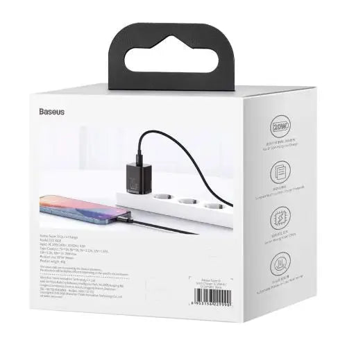 Baseus Super Si Quick Charger 1C 20W (black) - Travel Charger<<<Accessories<<<Основна<<<DunaXML&&&mains