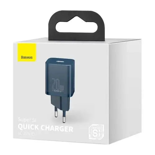Baseus Super Si Quick Charger 1C 20W (Blue) - Travel Charger<<<Accessories<<<Основна<<<DunaXML&&&mains