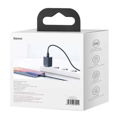 Baseus Super Si Quick Charger 1C 20W (Blue) - Travel Charger<<<Accessories<<<Основна<<<DunaXML&&&mains