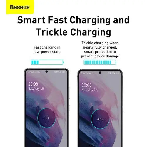 Baseus Super Si Quick Charger 1C 25W with USB-C cable for USB-C 1m (black) - Travel