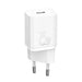 Baseus Super Si Quick Charger 1C 25W with USB-C cable for USB-C 1m (white) - mains chargers<<<Chargers<<<GSM