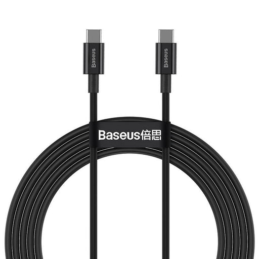 Baseus Superior Series Cable USB-C to USB-C 100W 1m (black) - USB-C to USB-C<<<USB cables<<<GSM