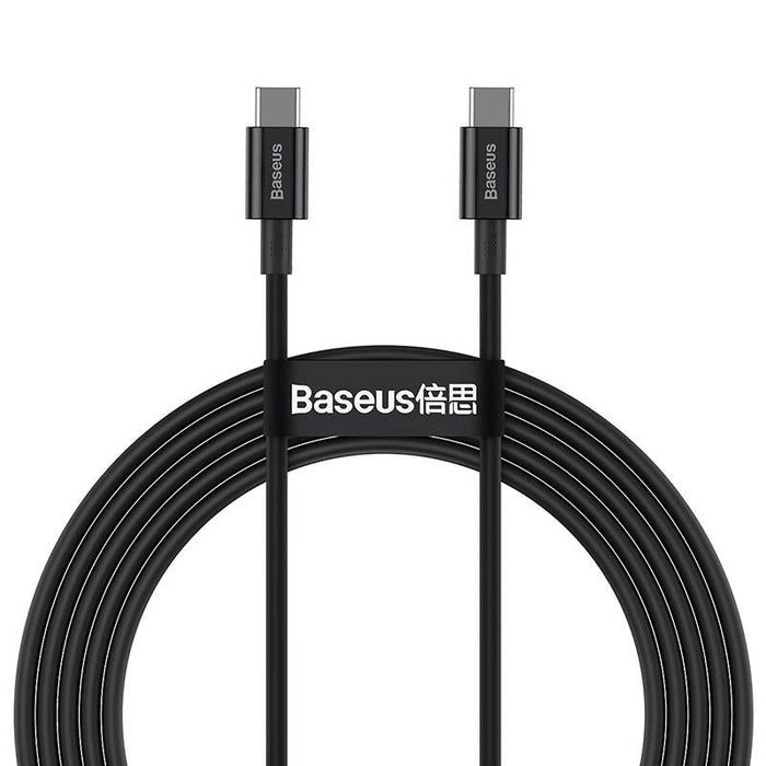 Baseus Superior Series Cable USB-C to USB-C 100W 1m (black) - USB-C to USB-C<<<USB cables<<<GSM