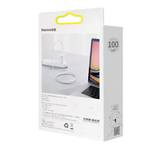 Baseus Superior Series Cable USB-C to USB-C 100W 1m (white) - USB-C to USB-C<<<USB cables<<<GSM Accessories<<<InnproXML