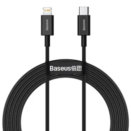Baseus Superior Series Cable USB-C to iP 20W PD 2m (black) - USB-C to Lightning<<<USB cables<<<GSM