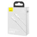 Baseus Superior Series Cable USB-C to Lightning 20W PD 0,25m (white) - USB-C to Lightning<<<USB cables<<<GSM
