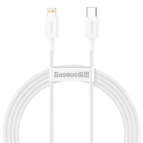 Baseus Superior Series Cable USB-C to Lightning 20W PD 1,5m (white) - USB-C to Lightning<<<USB cables<<<GSM