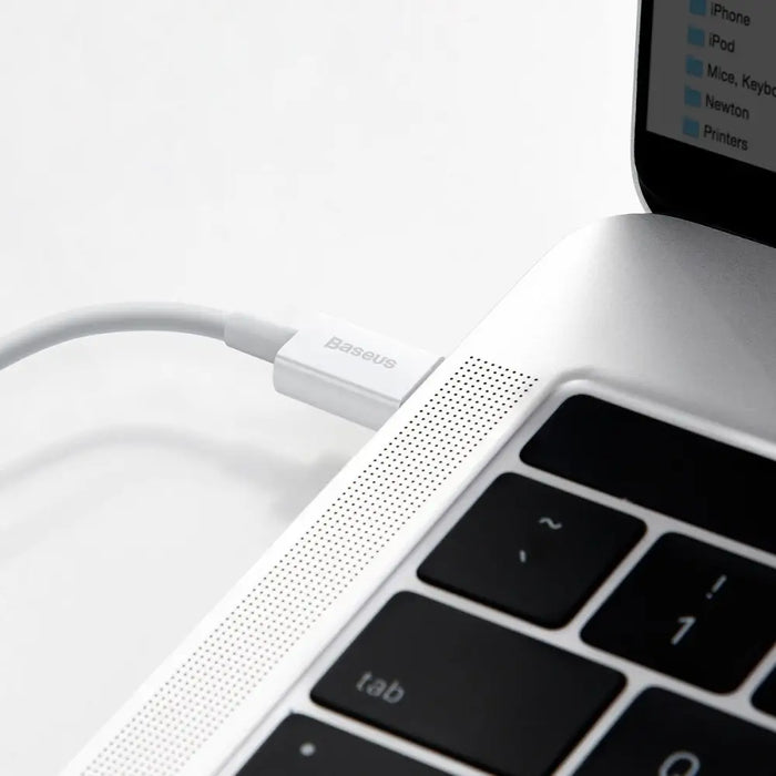 Baseus Superior Series Cable USB-C to Lightning 20W PD 2m (white) - USB-C to Lightning<<<USB cables<<<GSM