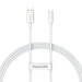 Baseus Superior Series Cable USB to USB-C 65W PD 1m (white) - USB to USB-C<<<USB cables<<<GSM