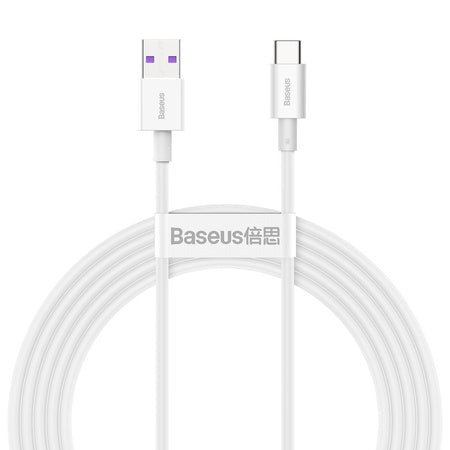 Baseus Superior Series Cable USB to USB-C 66W 2m (white) - USB to USB-C<<<USB cables<<<GSM