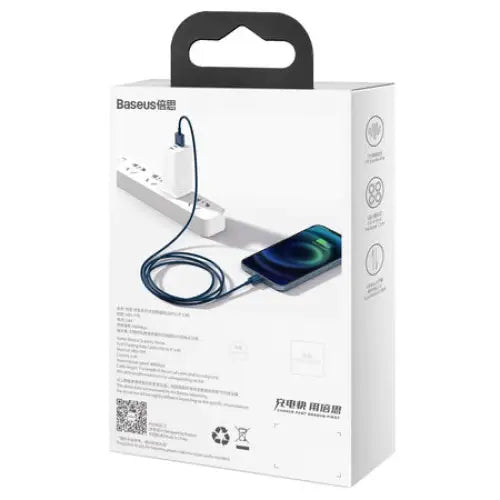 Baseus Superior Series Cable USB to iP 2.4A 2m (blue) - USB to Lightning<<<USB cables<<<GSM Accessories<<<InnproXML