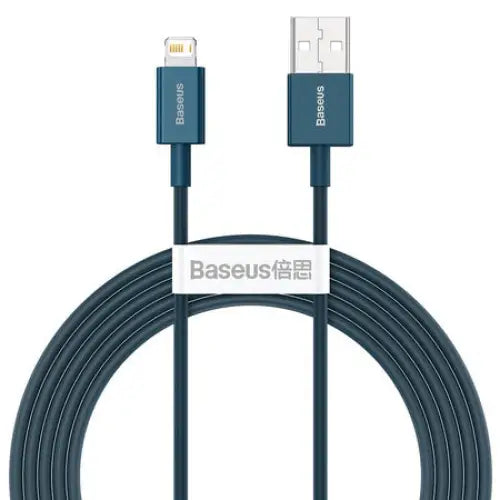 Baseus Superior Series Cable USB to iP 2.4A 2m (blue) - USB to Lightning<<<USB cables<<<GSM Accessories<<<InnproXML