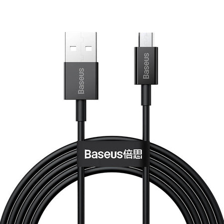 Baseus Superior Series Cable USB to micro USB 2A 2m (black) - USB to Micro USB<<<USB cables<<<GSM