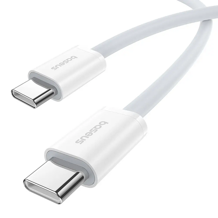 Baseus Superior Series ll USB-C - USB-C 30W 480Mb/s cable 1m - white - Cell phone cables<<<HurtelXML&&&USB