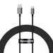 Baseus Superior Series USB-A / USB-C 100W Cable for Huawei / Honor 1.5m - Black - Cell phone cables<<<HurtelXML