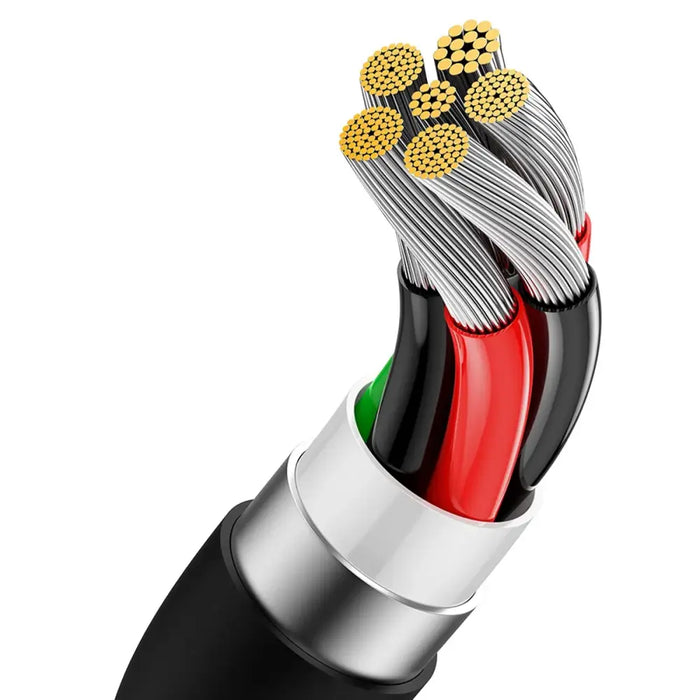 Baseus Superior Series USB-A / USB-C 100W Cable for Huawei / Honor 1.5m - Black - Cell phone cables<<<HurtelXML
