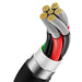 Baseus Superior Series USB-A / USB-C 100W Cable for Huawei / Honor 1.5m - Black - Cell phone cables<<<HurtelXML