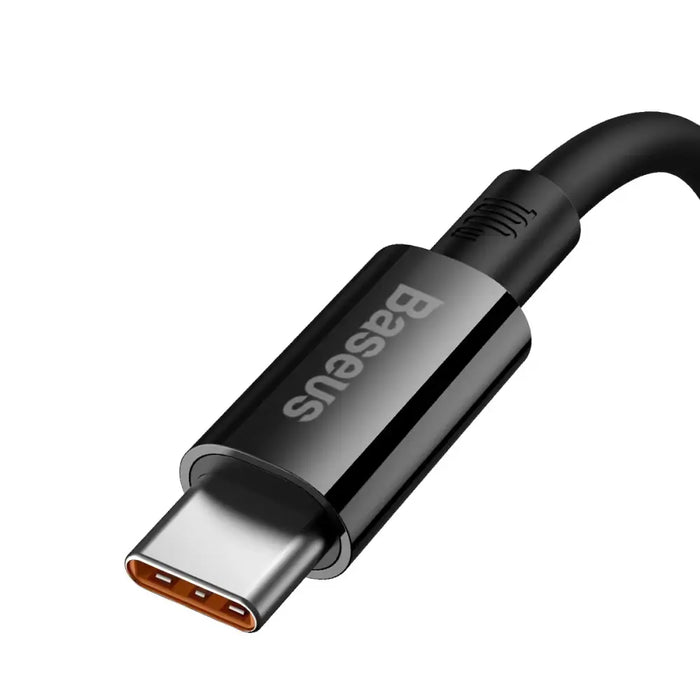 Baseus Superior Series USB-A / USB-C 100W Cable for Huawei / Honor 1.5m - Black - Cell phone cables<<<HurtelXML