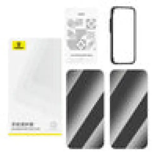 Baseus tempered glass Superior HD for iP 11Pro Max/XS Max +2xcleaning kit and EasyStick - For smartphones<<<Tempered