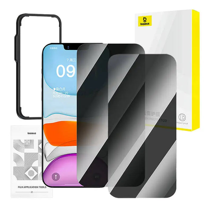Baseus tempered glass Superior HD for iP 11Pro Max/XS Max +2xcleaning kit and EasyStick - For smartphones<<<Tempered