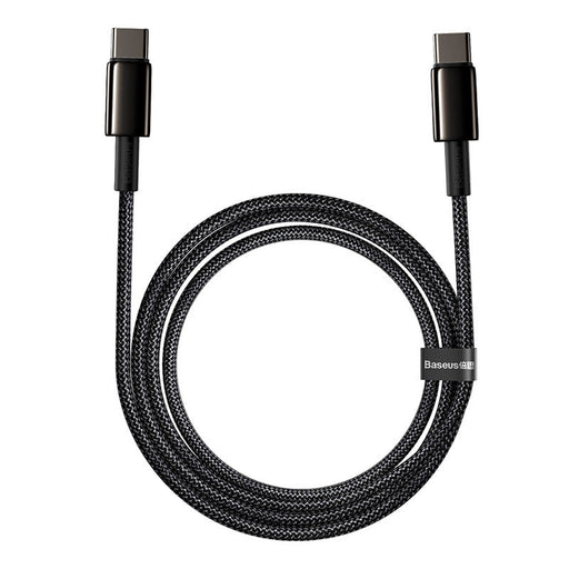 Baseus Tungsten Gold Cable Type-C to Type-C 100W 1m (black) - USB-C to USB-C<<<USB cables<<<GSM