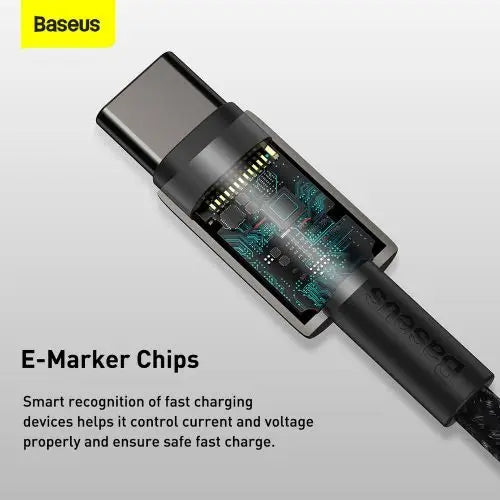 Baseus Tungsten Gold Cable Type-C to Type-C 100W 2m (black) - Type-C cable<<<Accessories<<<Основна<<<DunaXML&&&Cell