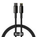 Baseus Tungsten Gold Cable Type-C to iP PD 20W 1m (black) - USB-C to Lightning<<<USB cables<<<GSM