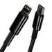 Baseus Tungsten Gold Cable Type-C to iP PD 20W 1m (black) - USB-C to Lightning<<<USB cables<<<GSM