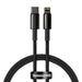 Baseus Tungsten Gold Cable Type-C to iP PD 20W 2m (black) - USB-C to Lightning<<<USB cables<<<GSM