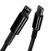 Baseus Tungsten Gold Cable Type-C to iP PD 20W 2m (black) - USB-C to Lightning<<<USB cables<<<GSM