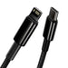 Baseus Tungsten Gold Cable Type-C to iP PD 20W 2m (black) - USB-C to Lightning<<<USB cables<<<GSM