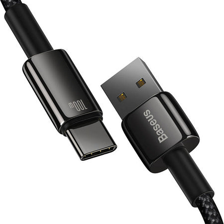 Baseus Tungsten Gold Cable USB to USB-C 100W 1m (black) - USB cables<<<Cables<<<IT Accessories<<<InnproXML&&&Cell phone