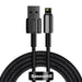 Baseus Tungsten Gold Cable USB to iP 2.4A 2m (black) - USB to Lightning<<<USB cables<<<GSM