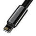 Baseus Tungsten Gold Cable USB to iP 2.4A 2m (black) - USB to Lightning<<<USB cables<<<GSM