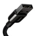 Baseus Tungsten Gold Cable USB to iP 2.4A 2m (black) - USB to Lightning<<<USB cables<<<GSM