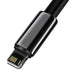Baseus Tungsten Gold Cable USB to iP 2.4A 2m (black) - USB to Lightning<<<USB cables<<<GSM