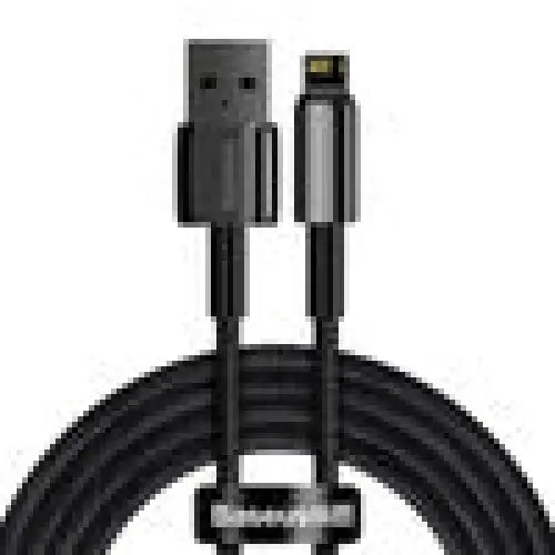Baseus Tungsten Gold Cable USB to iP 2.4A 2m (black) - USB to Lightning<<<USB cables<<<GSM