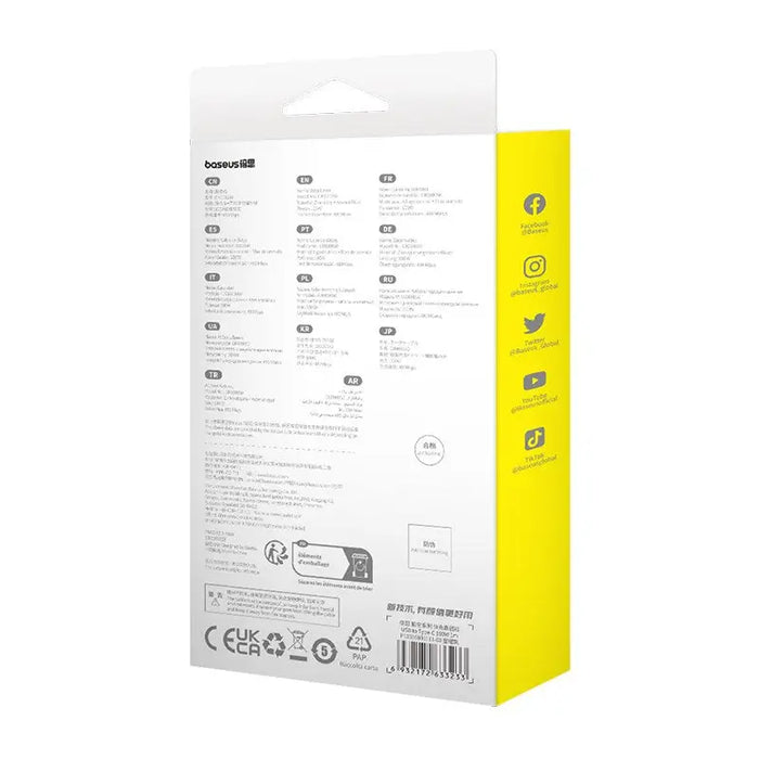 Baseus Unbreakable USB cable 1 m USB A USB C Black - USB cablesAKG-KAB<<<GSM accessoriesAKG<<<ActionPL