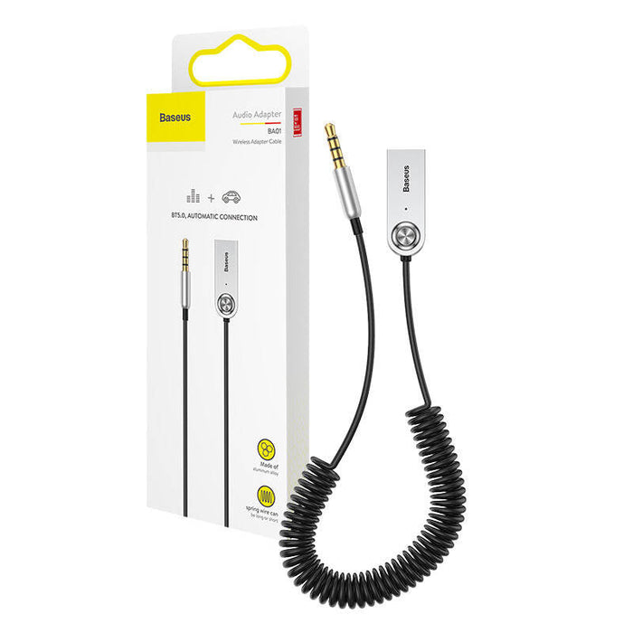 Baseus USB Audio Adapter Bluetooth 5.0 AUX - Black - Bluetooth adapters<<<GSM Accessories<<<InnproXML&&&Audio