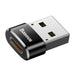 Baseus USB-C to USB-A adapter 3A (Black) - Adapters connectors and converters<<<IT