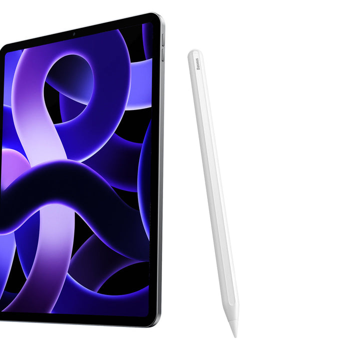 Baseus wireless active stylus + replaceable tip white (SXBC020002) - Cell phone stylus pen<<<HurtelXML&&&iPad